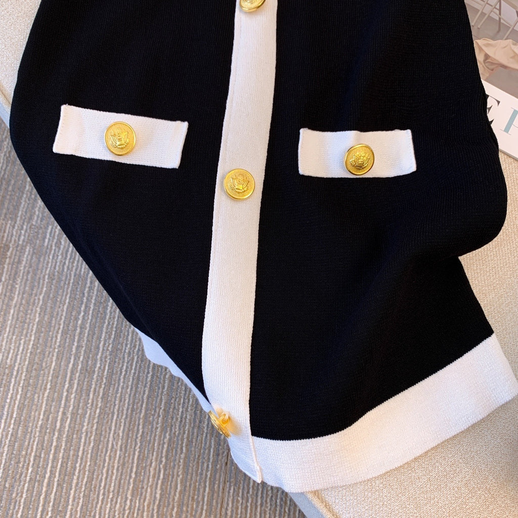 Summer new style slim fit hip hugging knitted dress