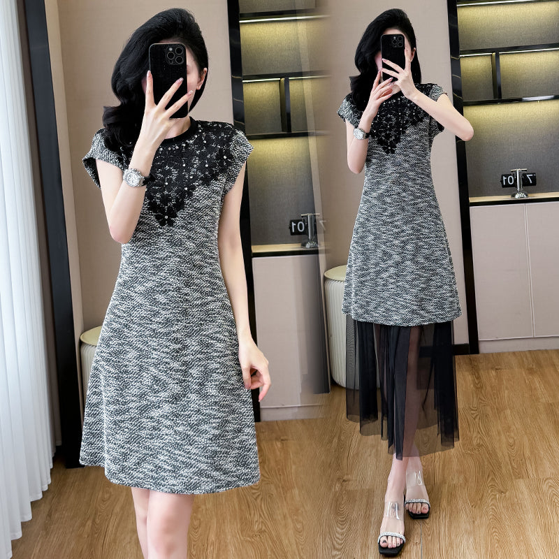 2025 New Xiaoxiang Feng Shui Diamond Dress+Half Skirt